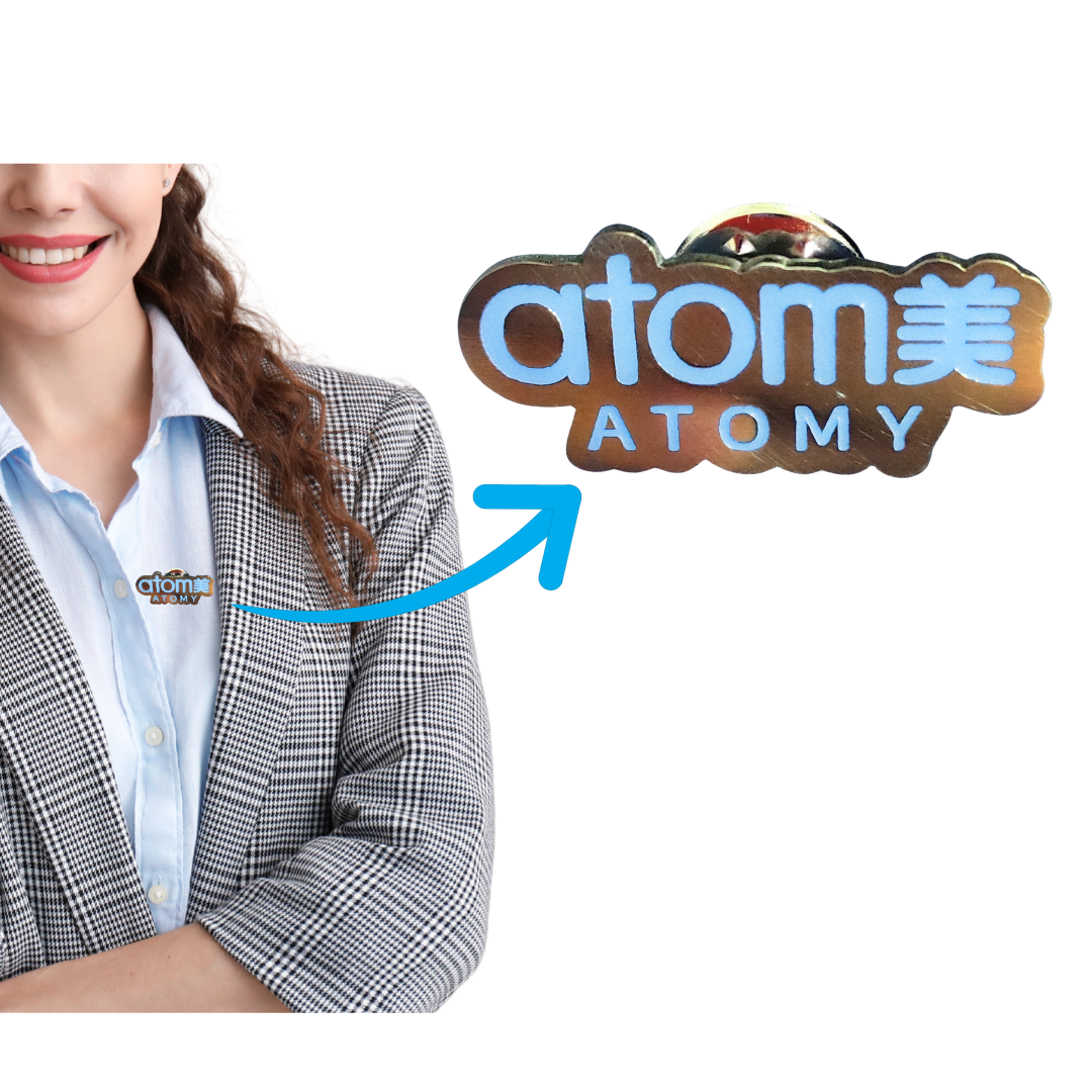 Pin Metálico Oficial Atomy Colombia
