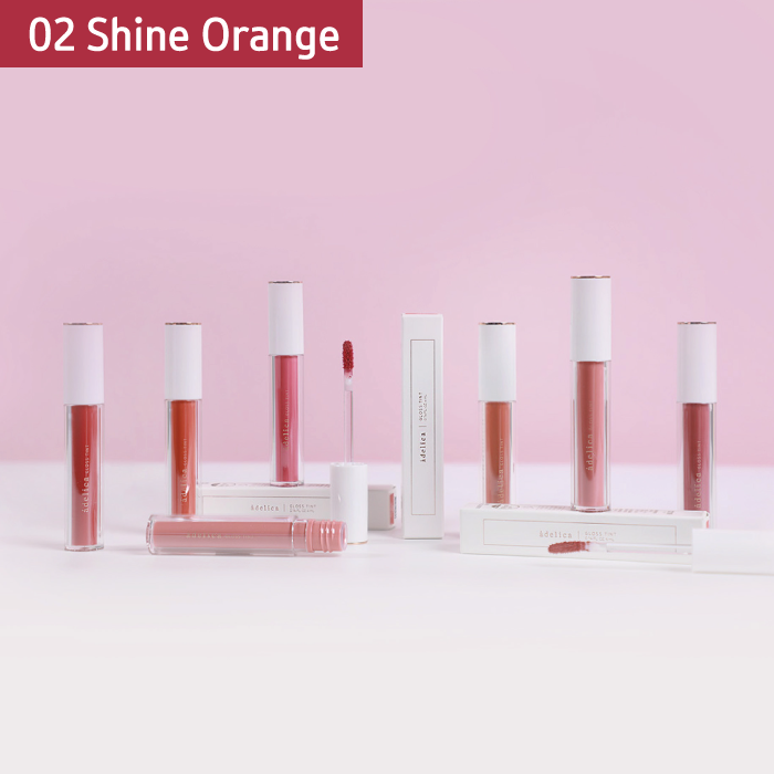 Adelica Gloss Tint 02 Shine Orange (1ea)
