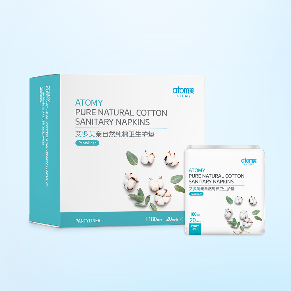 Pure Natural Cotton Sanitary Napkins Pantyliner