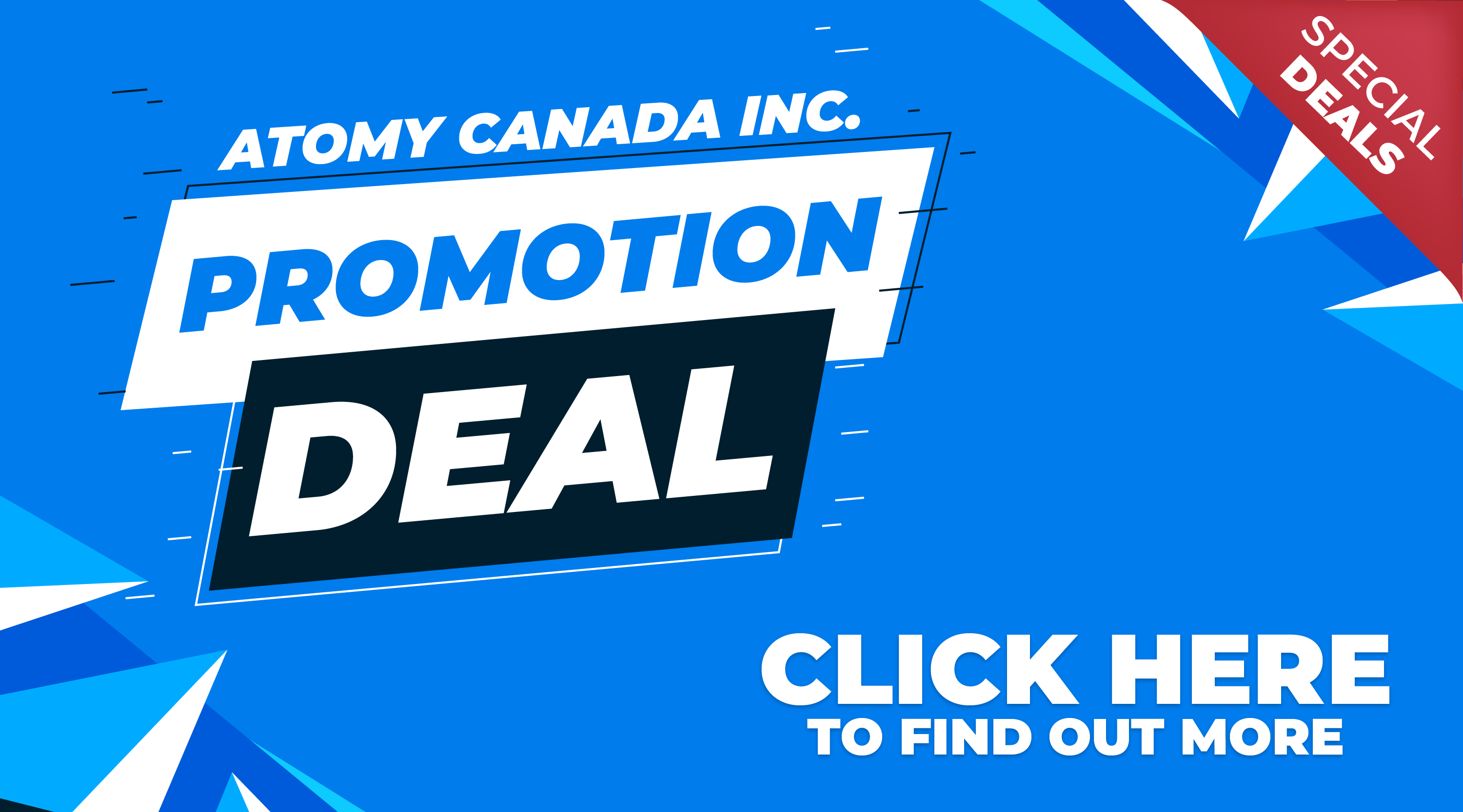 ATOMY CANADA PROMOTION DEAL BANNER