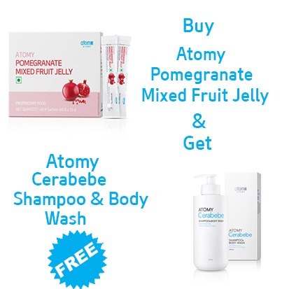 Atomy Pomegranate  Combo Offer(Cerabebe Shampoo & Body Wash)