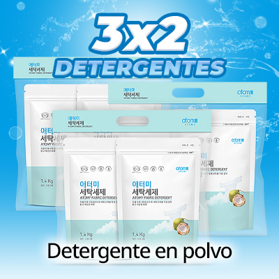 3X2 Detergente en Polvo