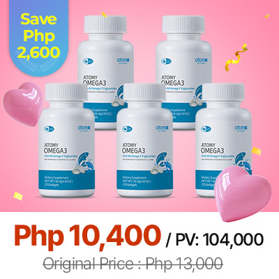 Buy 4 Atomy Omega 3 + 1 Atomy Omega 3 (free)