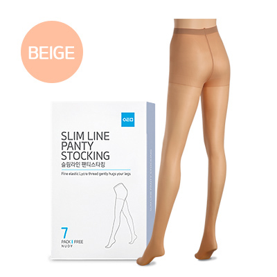 Slim Line Panty Tights (Beige)
